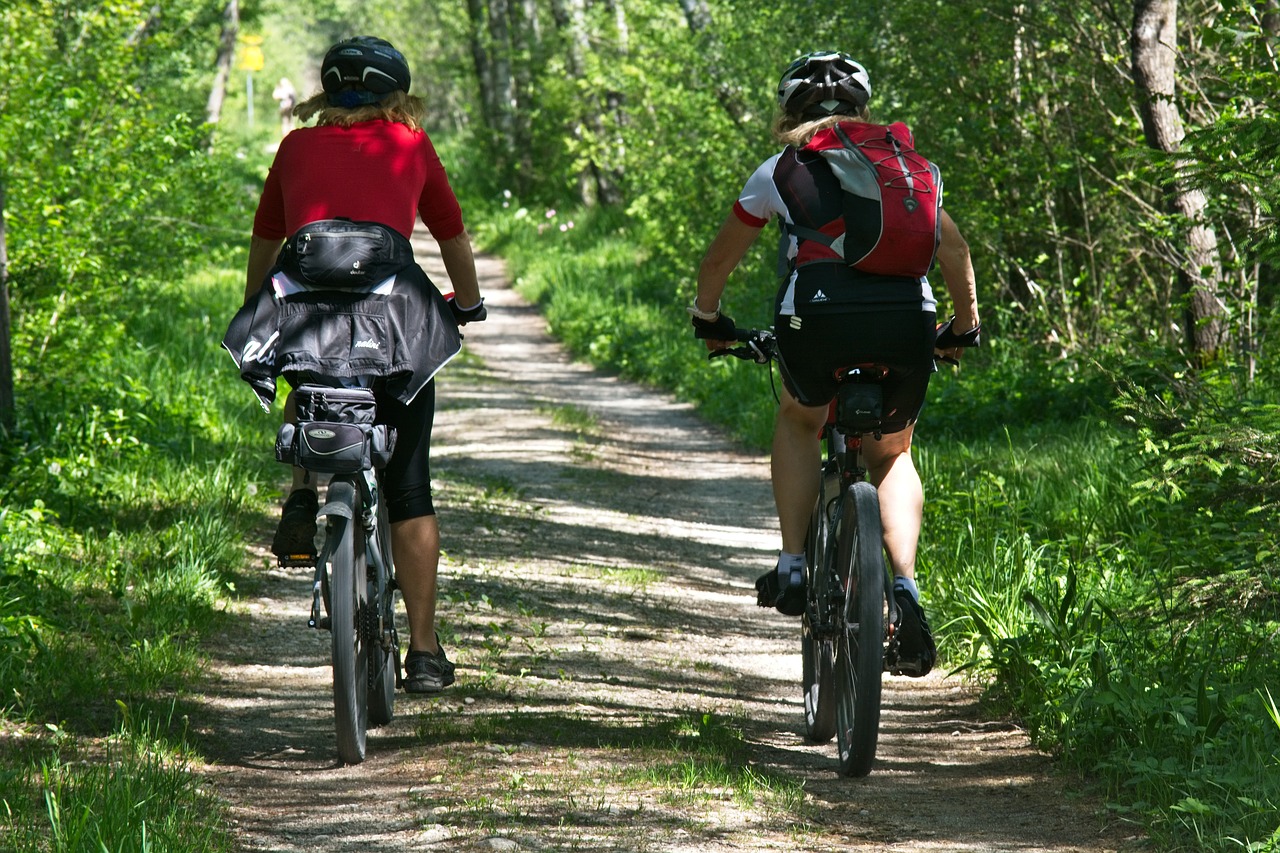 Cycling outdoors