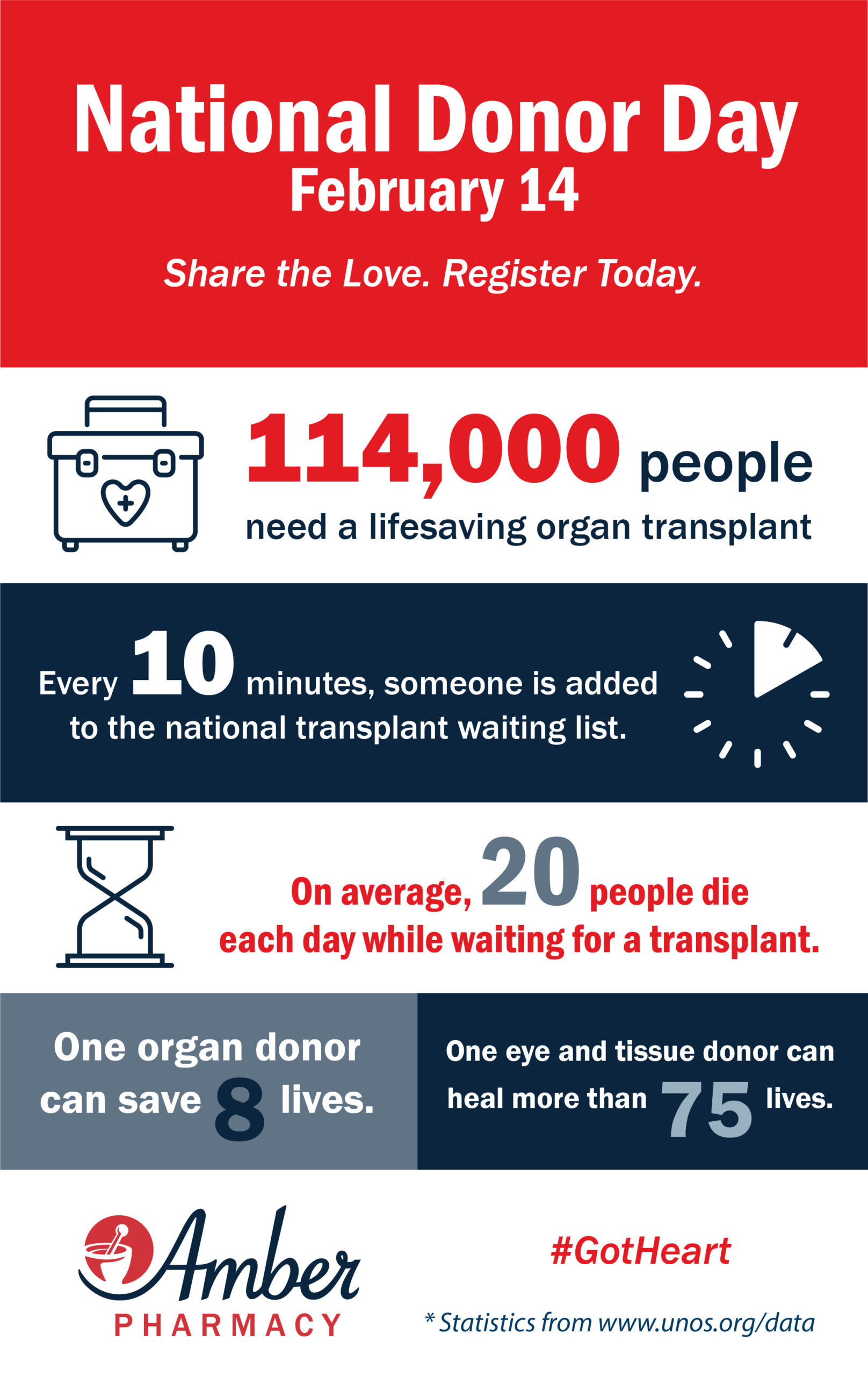 National Donor Day Infographic