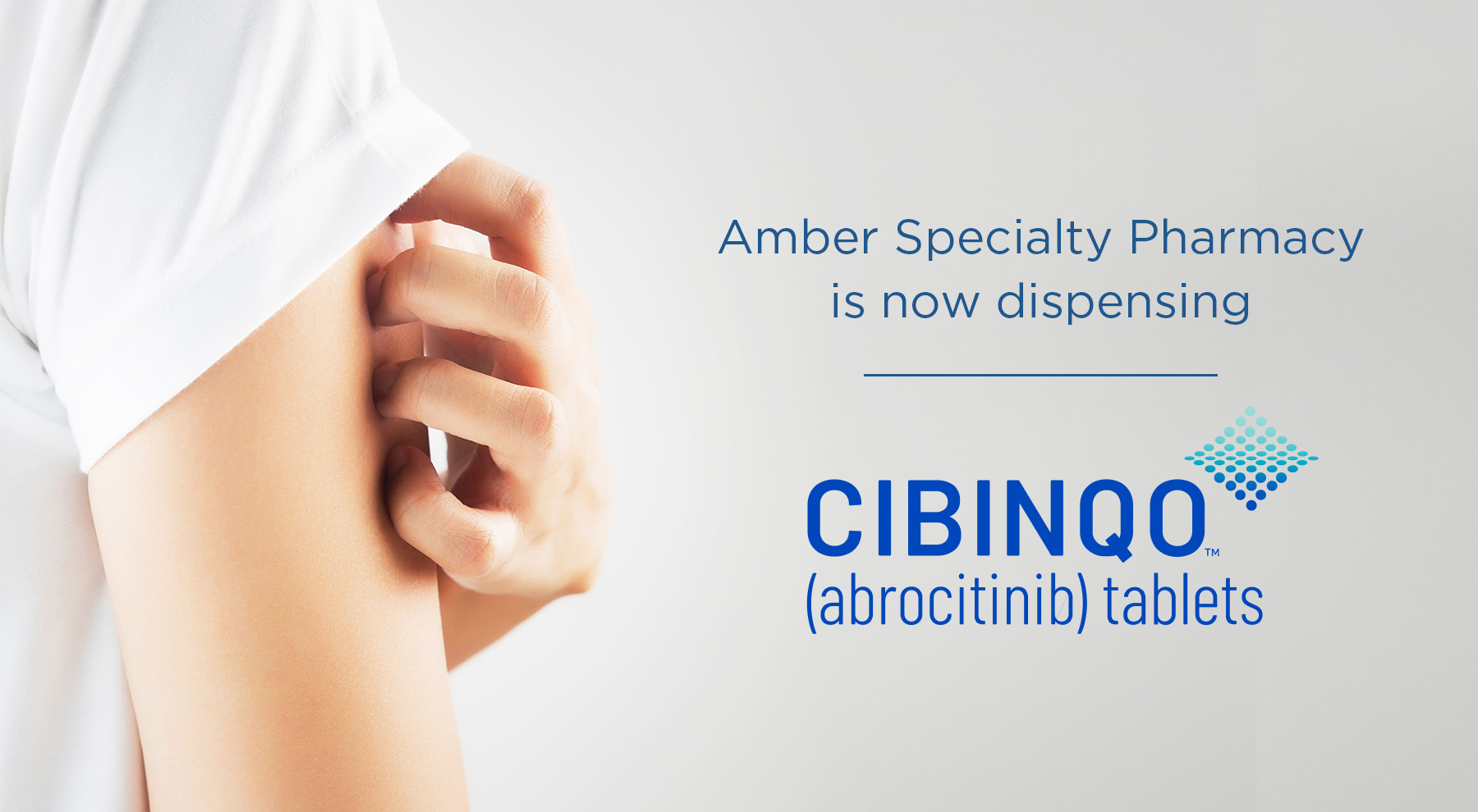 Amber Specialty Pharmacy will begin dispensing CIBINQO for Atopic Dermatitis.