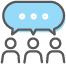 People talking icon