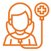 Icon of a healthcare provider